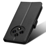 Oppo F27 Pro 5G / Oppo F27 Pro+ 5G / A3 Pro (Kina) 5G-skal med diamantstruktur, PU-läder, plånboksfodral, TPU-innerskal