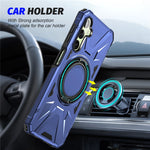 For Samsung Galaxy A35 5G Magnetic Case Ring Holder Kickstand TPU+PC Phone Cover