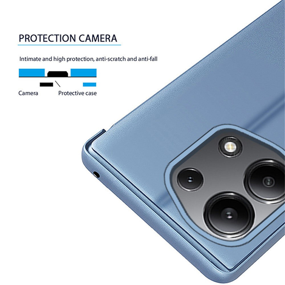 For Xiaomi Redmi Note 13 Pro 4G / Poco M6 Pro 4G Flip Leather Cover with Stand Full Body Protective Phone Case
