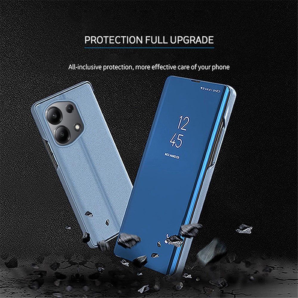 For Xiaomi Redmi Note 13 Pro 4G / Poco M6 Pro 4G Flip Leather Cover with Stand Full Body Protective Phone Case
