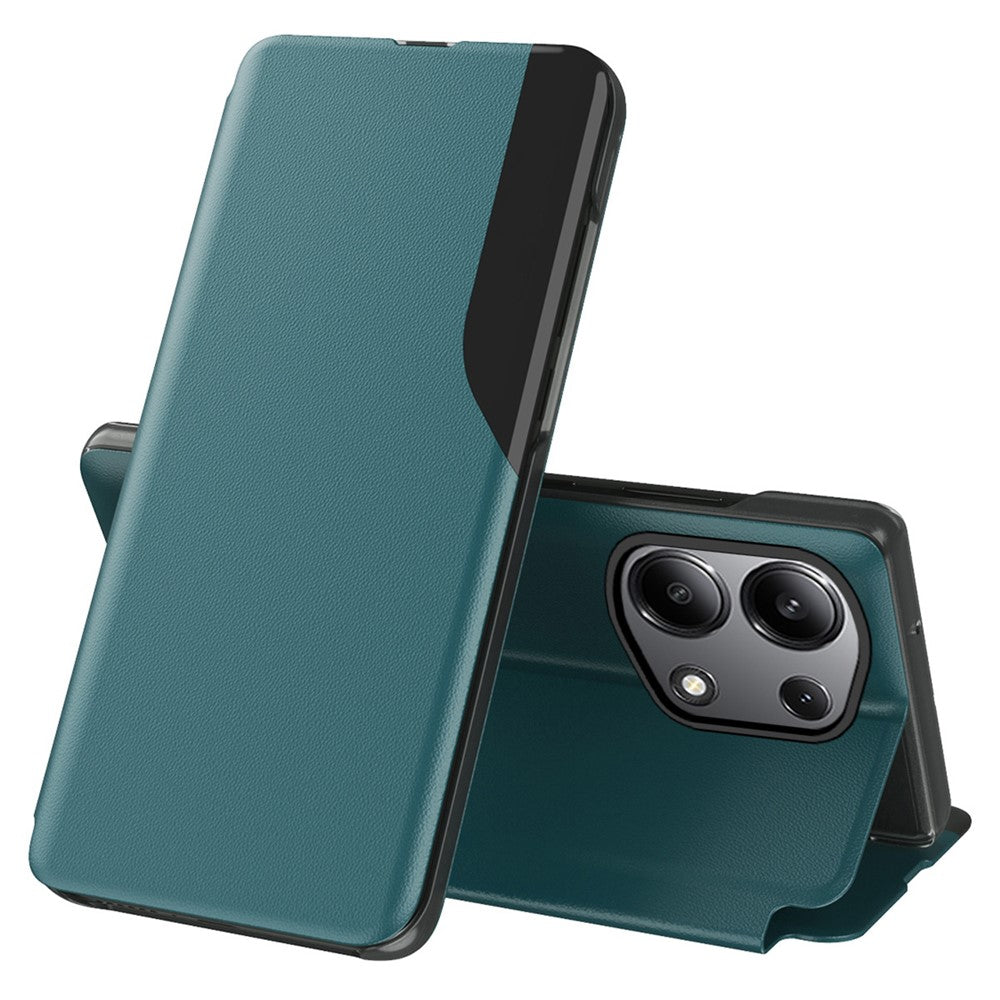 For Xiaomi Redmi Note 13 Pro 4G / Poco M6 Pro 4G Phone Case Folio Flip PU Leather Stand Cover