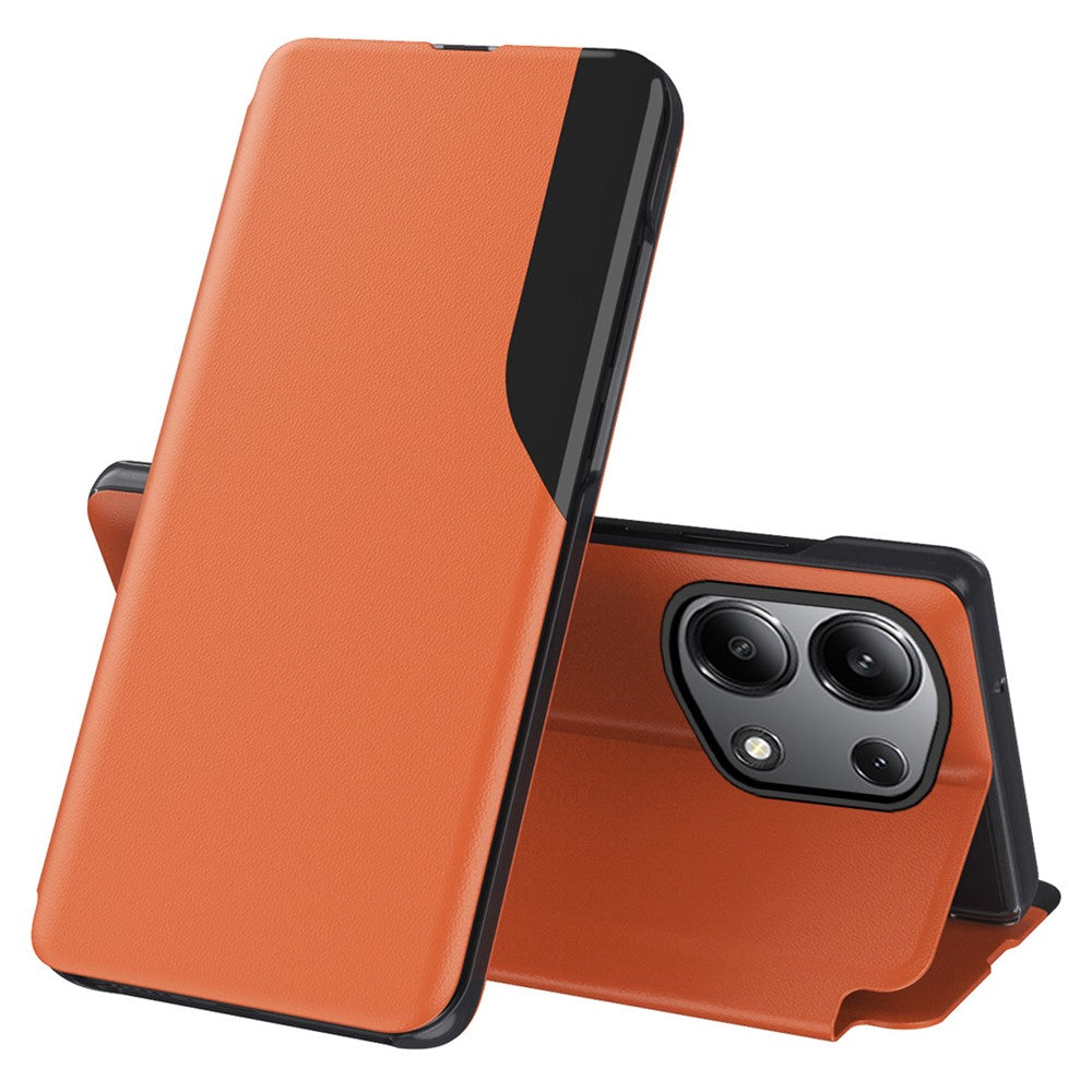 For Xiaomi Redmi Note 13 Pro 4G / Poco M6 Pro 4G Phone Case Folio Flip PU Leather Stand Cover
