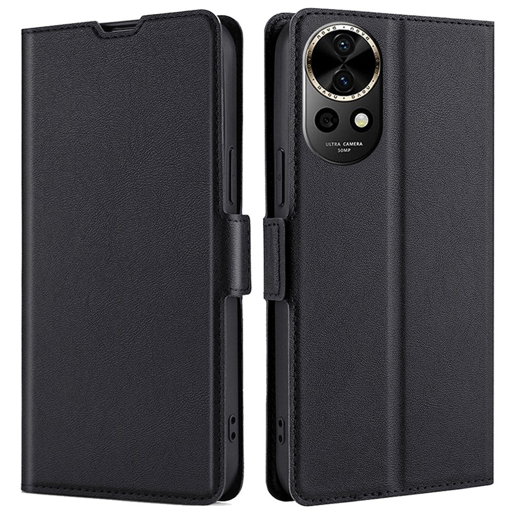 For Huawei nova 12 5G Protective Case PU Leather + TPU Inner Shell Phone Cover