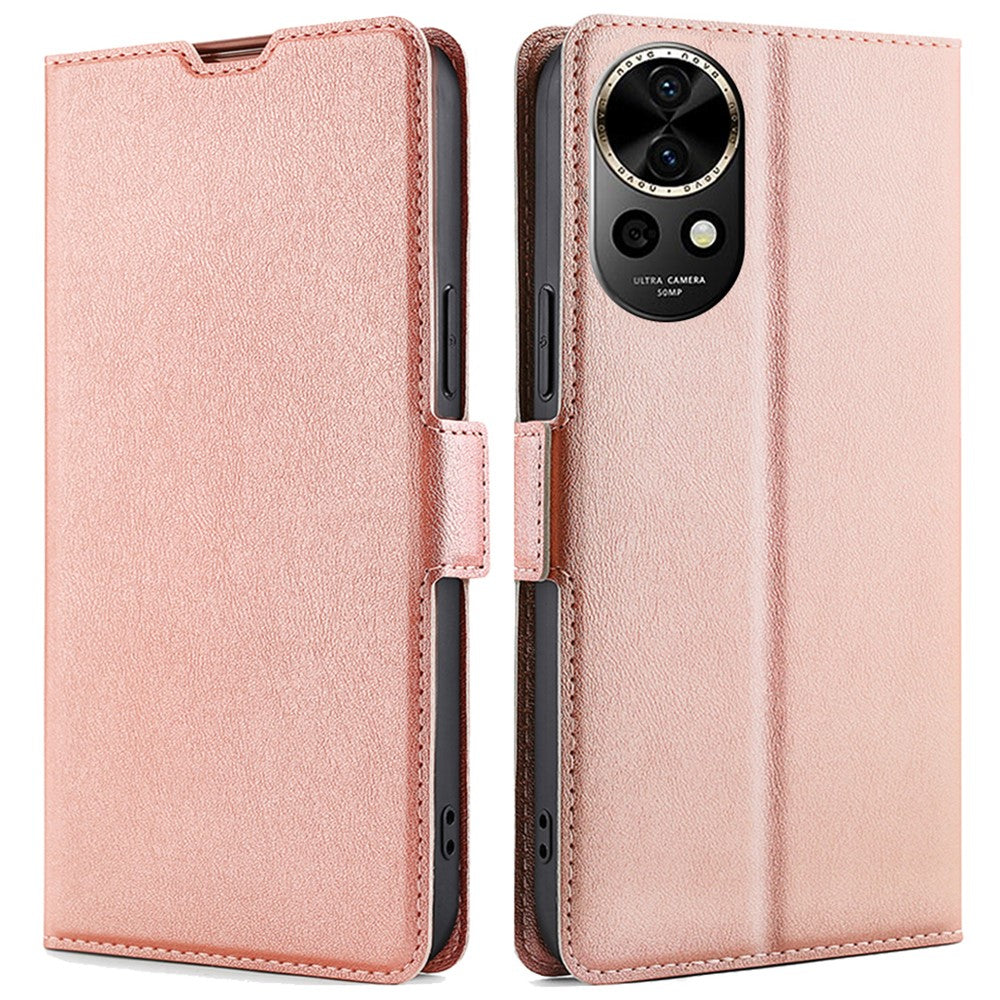 For Huawei nova 12 5G Protective Case PU Leather + TPU Inner Shell Phone Cover