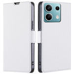 For Xiaomi Redmi Note 13 4G Protective Case PU Leather + TPU Shockproof Phone Cover