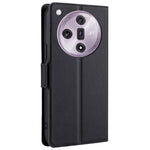 For Oppo Find X7 5G Case Slim Card Holder PU+TPU Phone Back Cover Full Protection