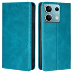 For Xiaomi Redmi Note 13 4G Case PU Leather Stand Magnetic Closure Flip Phone Cover Wallet