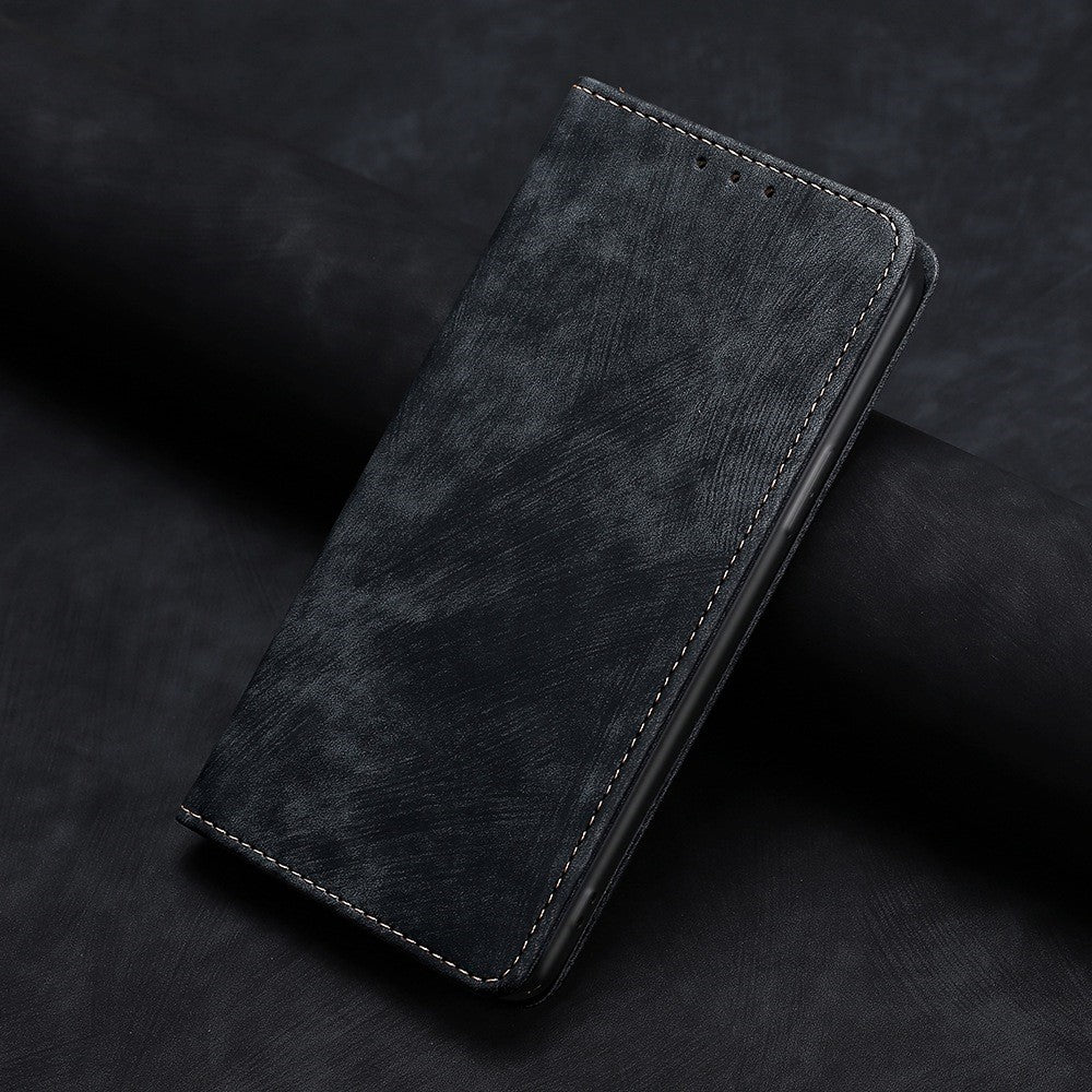 For Xiaomi Redmi Note 13 4G Phone Stand Case RFID Blocking Wallet PU Leather Phone Cover