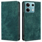 For Xiaomi Redmi Note 13 4G Phone Stand Case RFID Blocking Wallet PU Leather Phone Cover