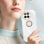 XINLI For Xiaomi Civi 4 Pro 5G / 14 Civi 5G Phone Cover Electroplating Frame Ring Kickstand Anti-Drop TPU Case