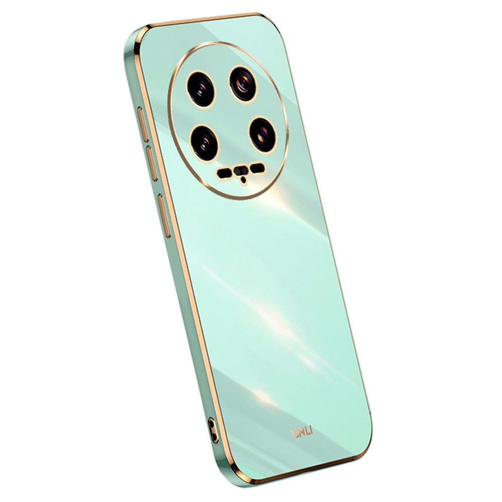 XINLI For Xiaomi 14 Ultra Electroplated Case Flexible TPU Phone Shell