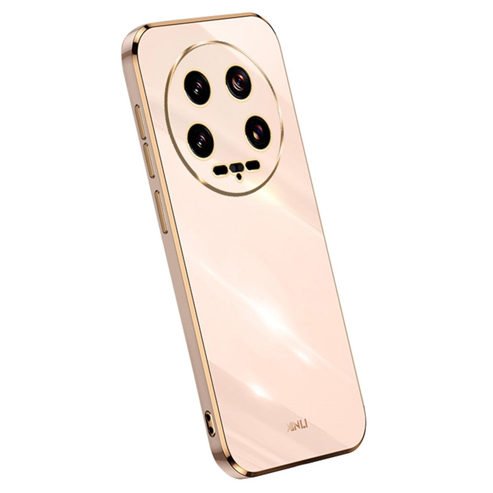 XINLI For Xiaomi 14 Ultra Electroplated Case Flexible TPU Phone Shell
