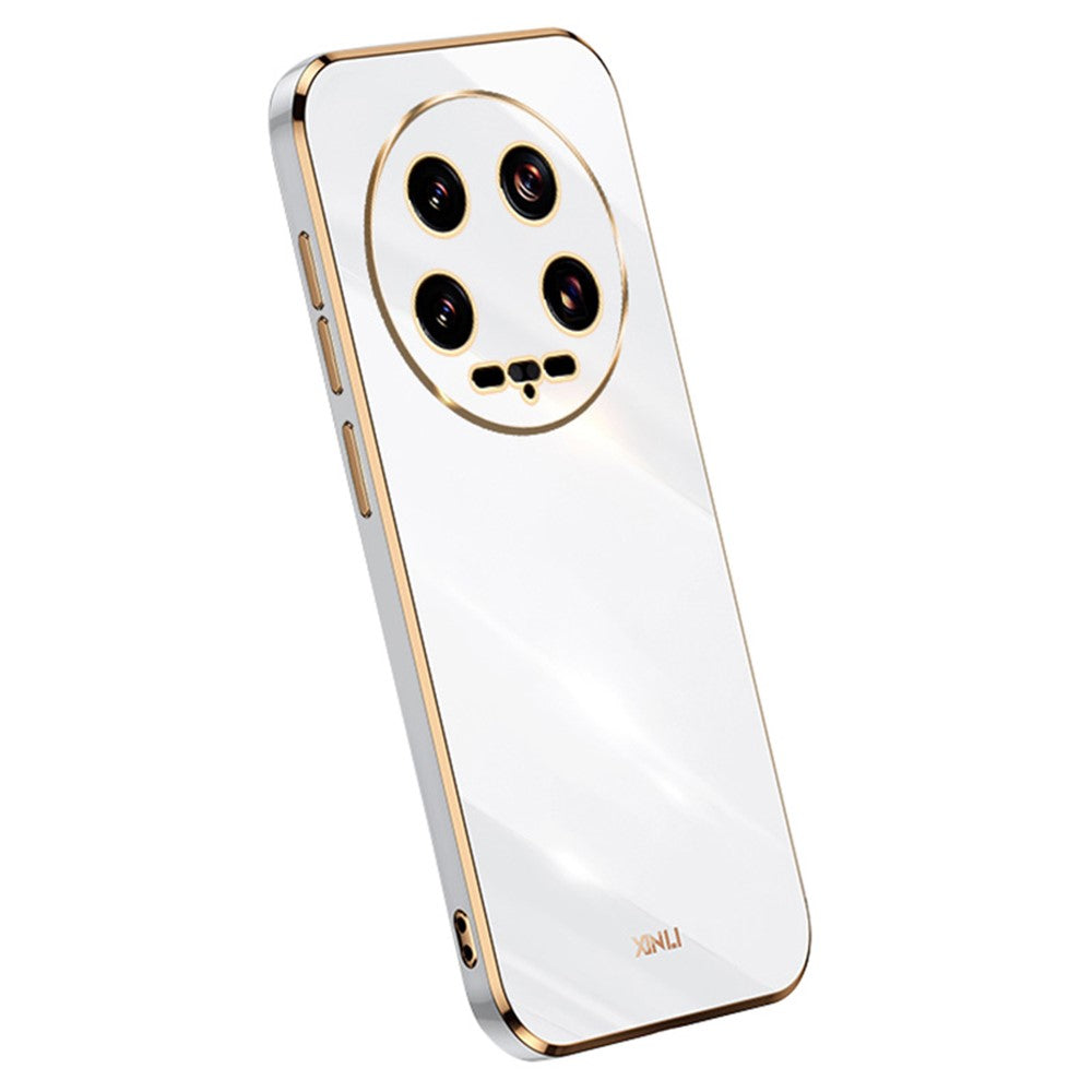 XINLI For Xiaomi 14 Ultra Electroplated Case Flexible TPU Phone Shell