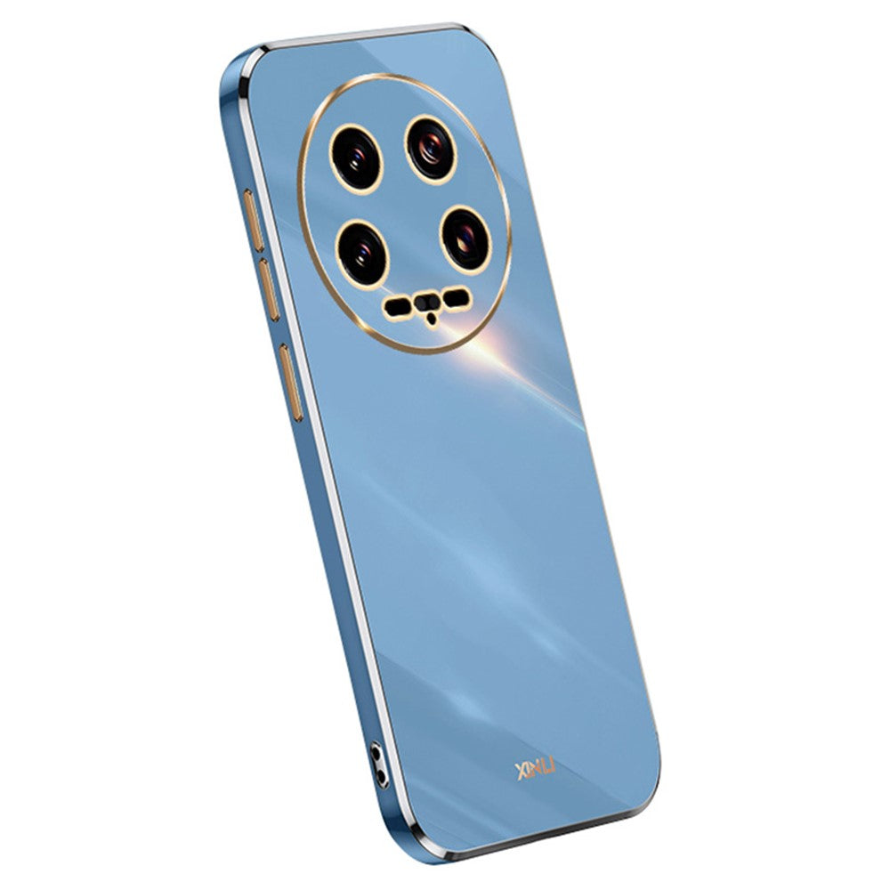 XINLI For Xiaomi 14 Ultra Electroplated Case Flexible TPU Phone Shell