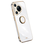 XINLI For Huawei Pura 70 Pro Case Electroplating Kickstand TPU Phone Cover