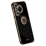XINLI For Huawei Pura 70 Pro Case Electroplating Kickstand TPU Phone Cover