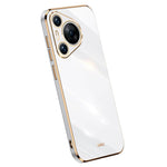XINLI For Huawei Pura 70 Pro / Pura 70 Pro+ Case Electroplating Frame Soft TPU Phone Cover