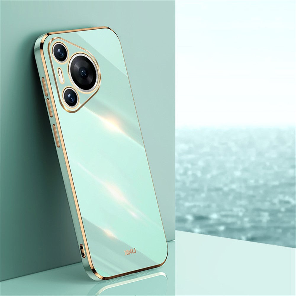 XINLI For Huawei Pura 70 Case Flexible TPU Electroplated Back Phone Cover