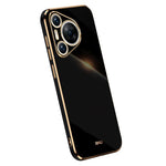 XINLI For Huawei Pura 70 Case Flexible TPU Electroplated Back Phone Cover