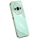 XINLI For Xiaomi Redmi A3 4G / Poco C61 4G TPU Case Precise Cut-Outs Lens Protection Electroplating Phone Cover