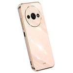 XINLI For Xiaomi Redmi A3 4G / Poco C61 4G TPU Case Precise Cut-Outs Lens Protection Electroplating Phone Cover