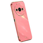 XINLI For Xiaomi Redmi A3 4G / Poco C61 4G TPU Case Precise Cut-Outs Lens Protection Electroplating Phone Cover