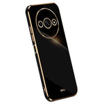 XINLI For Xiaomi Redmi A3 4G / Poco C61 4G TPU Case Precise Cut-Outs Lens Protection Electroplating Phone Cover