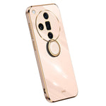 XINLI For Oppo Find X7 5G Phone Case Electroplating TPU Cover with Ring Kickstand