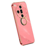 XINLI For Oppo Find X7 5G Phone Case Electroplating TPU Cover with Ring Kickstand
