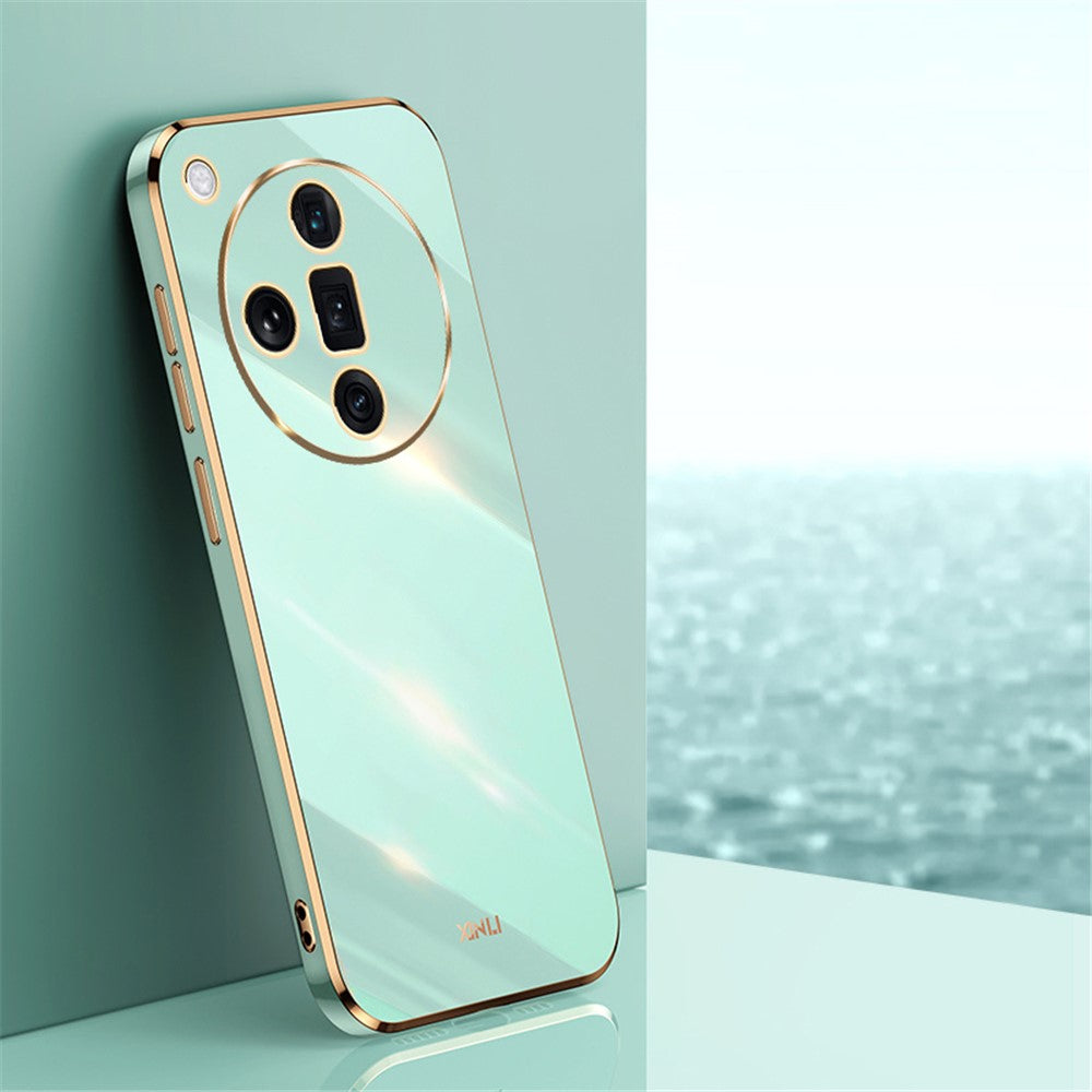 XINLI For Oppo Find X7 5G Case Electroplating Soft TPU Back Phone Cover