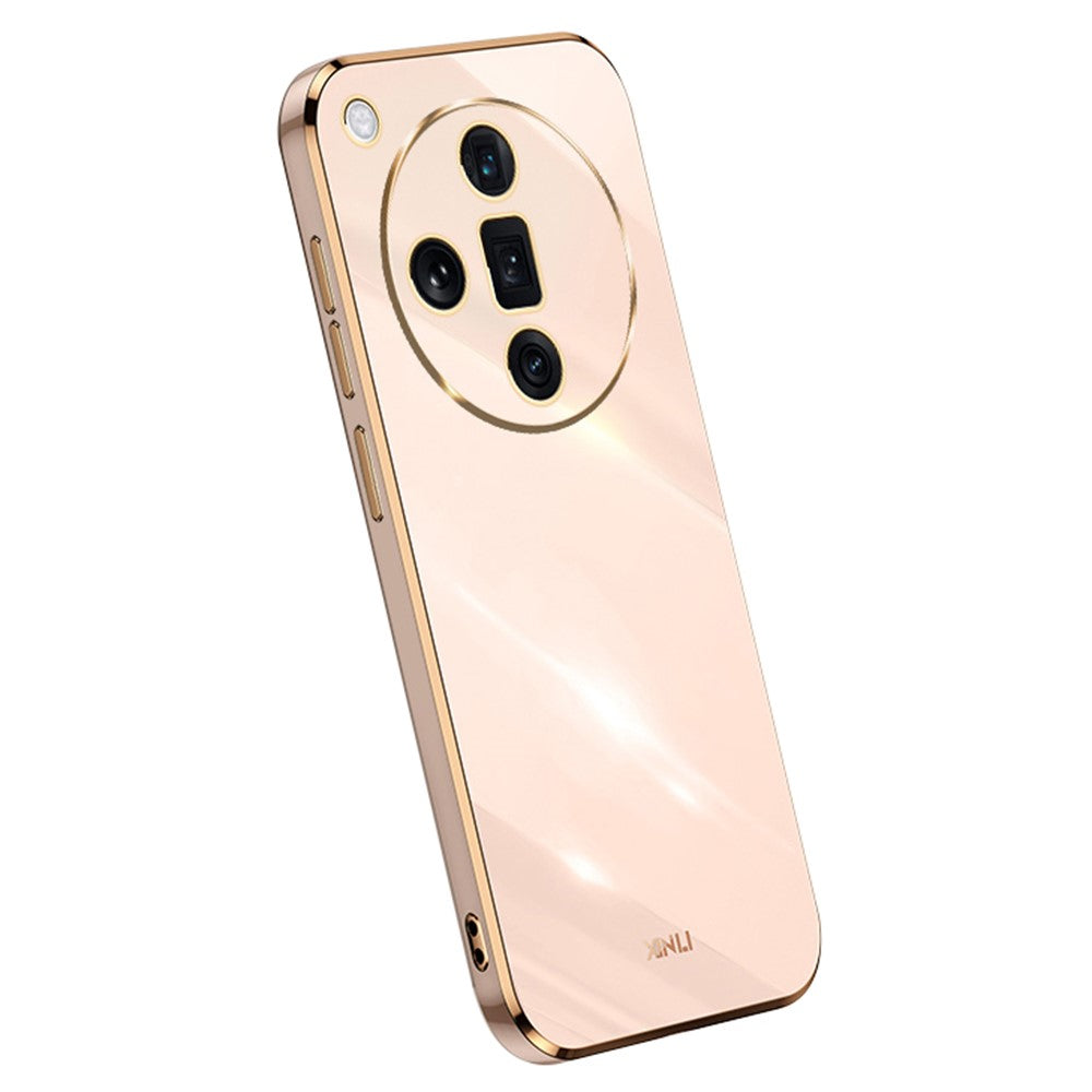 XINLI For Oppo Find X7 5G Case Electroplating Soft TPU Back Phone Cover
