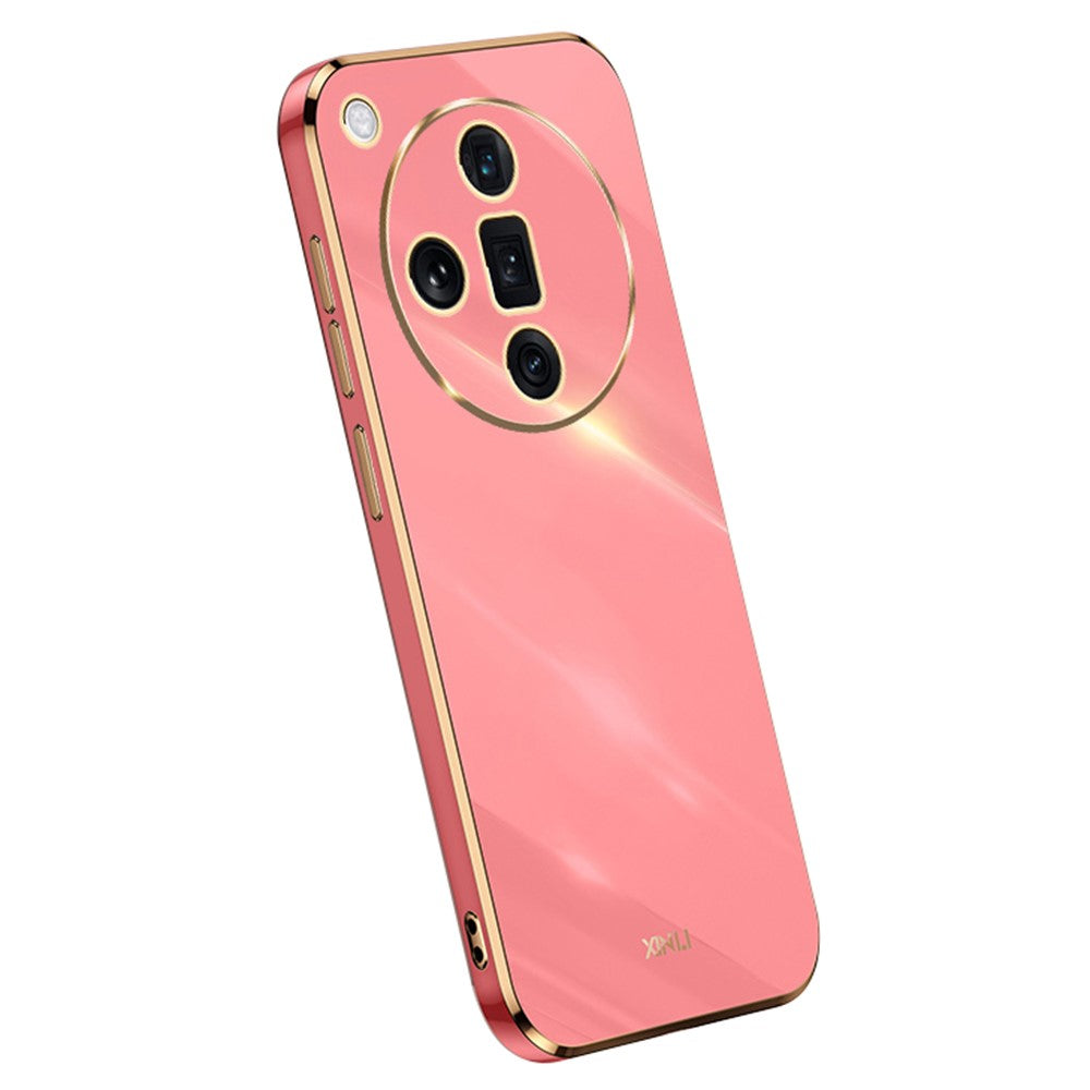 XINLI For Oppo Find X7 5G Case Electroplating Soft TPU Back Phone Cover