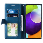 Til Samsung Galaxy A13 4G cover PU læder hudvenligt flip telefoncover