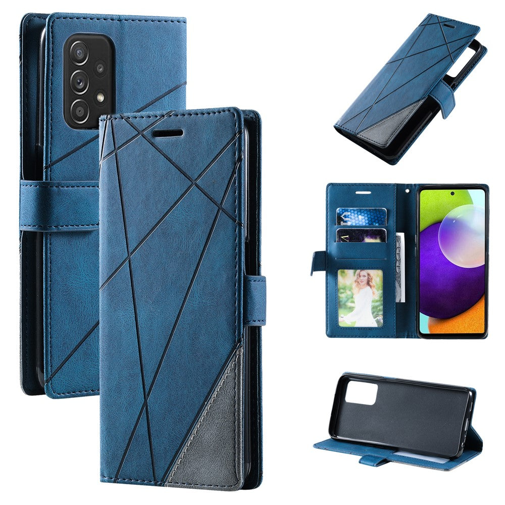Til Samsung Galaxy A13 4G cover PU læder hudvenligt flip telefoncover