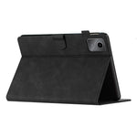 For Xiaomi Pad 6 / Pad 6 Pro Case Card Holder Stand Coconut Tree Imprinted Leather Tablet Cover