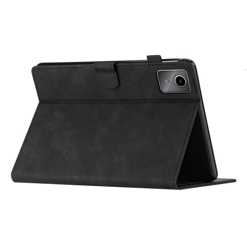 For Xiaomi Pad 6 / Pad 6 Pro Case Card Holder Stand Coconut Tree Imprinted Leather Tablet Cover