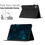 For Xiaomi Pad 6 / Pad 6 Pro Case Card Holder Stand Coconut Tree Imprinted Leather Tablet Cover