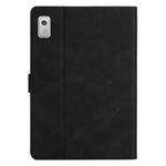 For Lenovo Tab M9 TB-310FU Case Card Slots PU Leather Coconut Tree Imprinted Tablet Cover Auto Wake / Sleep