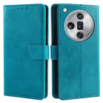 For Oppo Find X7 Ultra Case Calf Texture PU Leather Wallet Card Slots Flip Phone Cover
