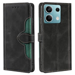 For Xiaomi Redmi Note 13 4G Wallet  Case Leather Phone Cover Straw Hat Pattern
