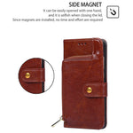 For Oppo Find X7 Ultra Case Zipper Pocket Wallet Leather Phone Cover
