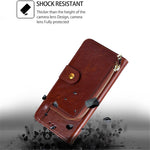 For Oppo Find X7 Ultra Case Zipper Pocket Wallet Leather Phone Cover