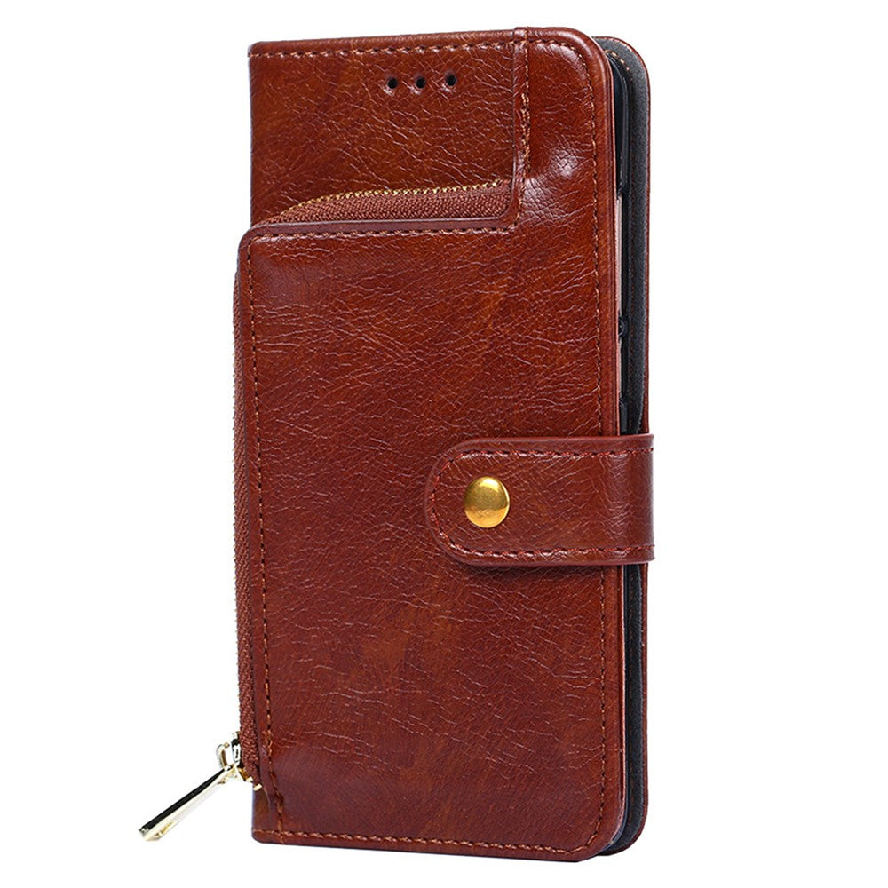 For Oppo Find X7 Ultra Case Zipper Pocket Wallet Leather Phone Cover