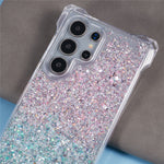 For Samsung Galaxy S22 Ultra 5G Cover Gradient TPU+Acrylic Cell Phone Case with Strap