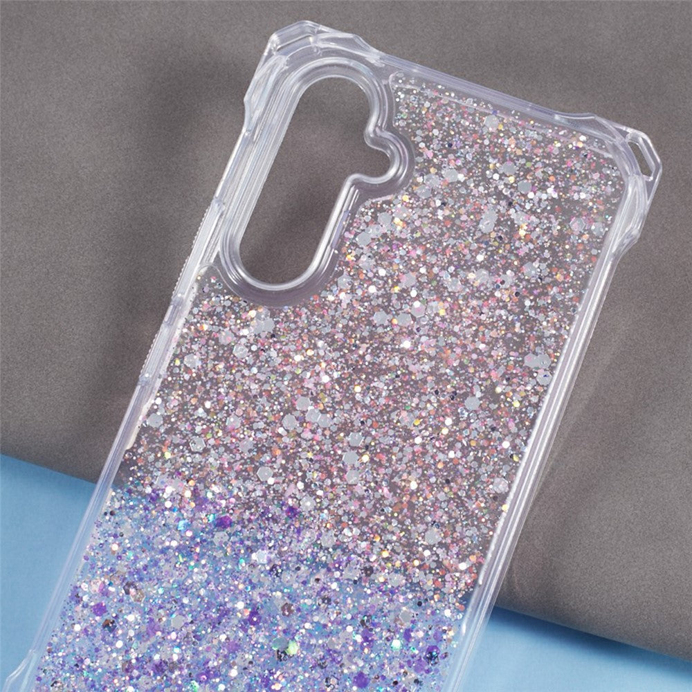 Samsung Galaxy A13 5G-mobilcover i TPU+akryl, stødsikkert tofarvet cover med rem
