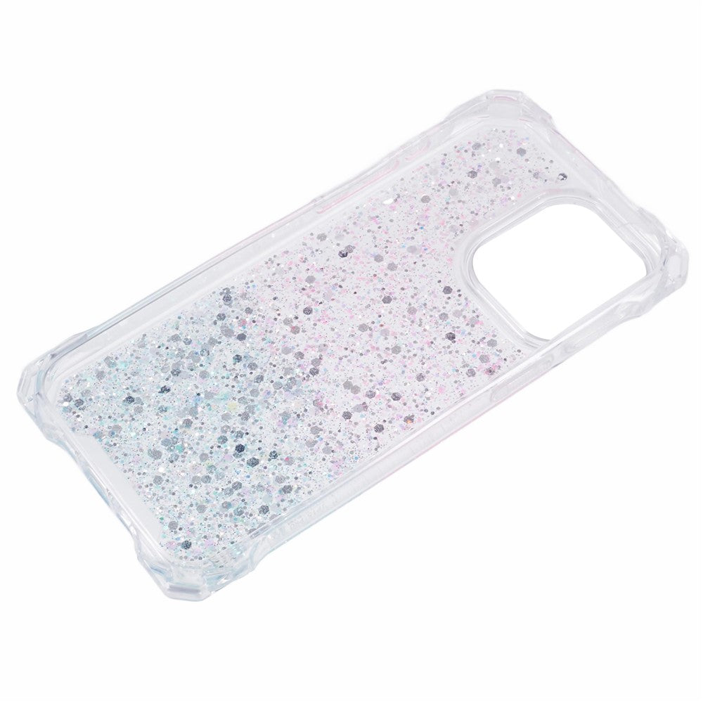 iPhone 13 Pro Max, tvåfärgat, gradientfodral, fallskyddande TPU+akrylskal med rem