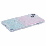 iPhone 13, tvåfärgat, gradientfodral, slim-fit TPU+akryl, mobilmobilskal med rem