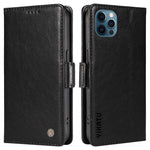 YIKATU YK-007 lædercover til iPhone 12/12 Pro, pungcover, beskyttende mobilcover