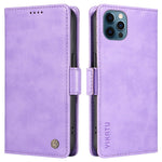YIKATU YK-007 lædercover til iPhone 12/12 Pro, pungcover, beskyttende mobilcover