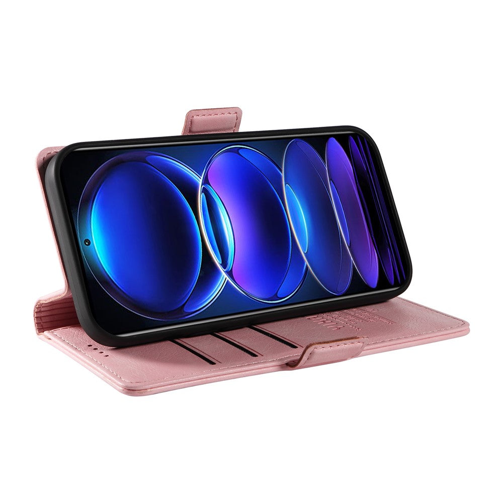 YIKATU YK-007 For Xiaomi Redmi Note 12 Pro+ 5G Case PU Leather Phone Cover with Wallet